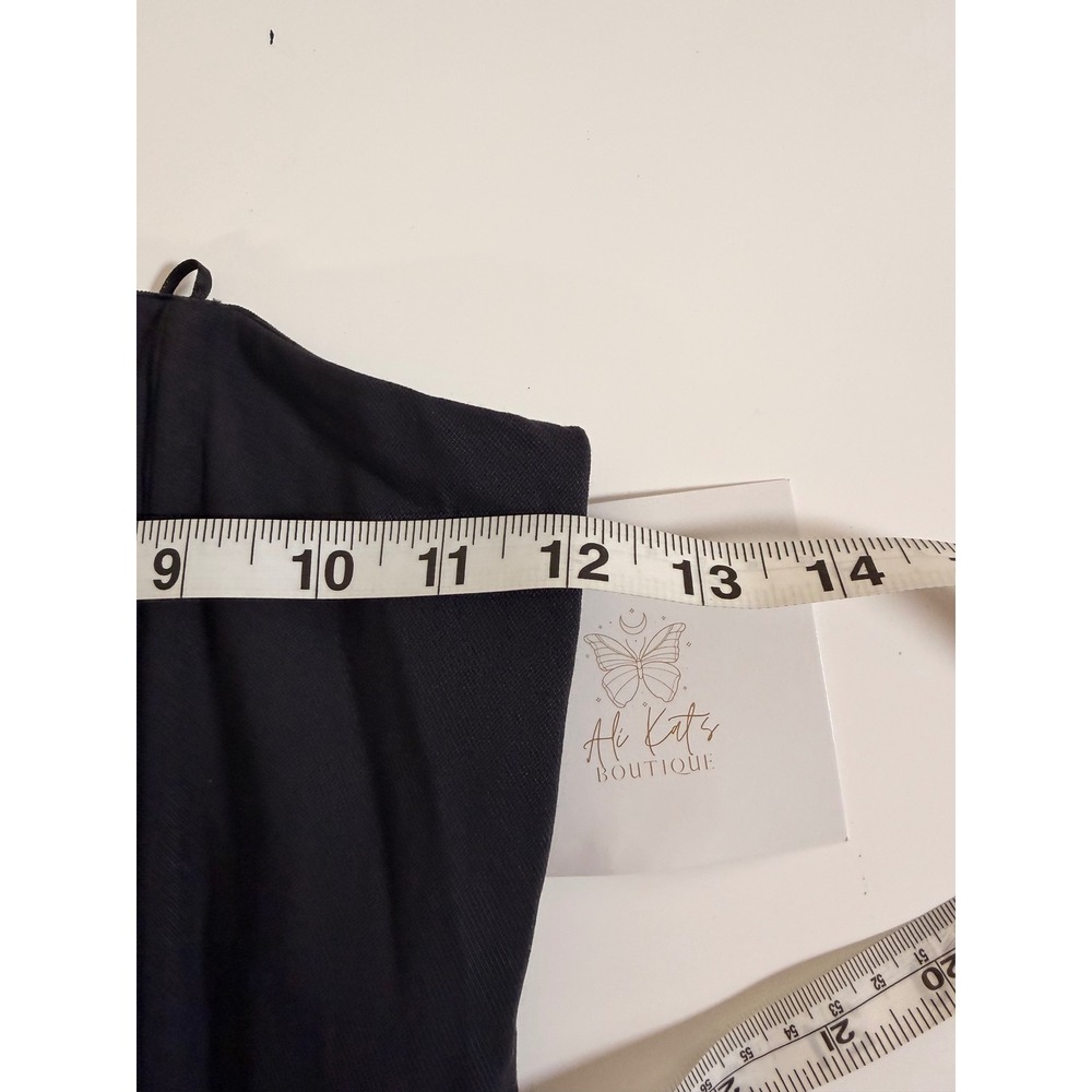 The Vintage Shop Bubble Hem Dress Women Small Black Excellent Corset Strappy - Picture 10 of 11
